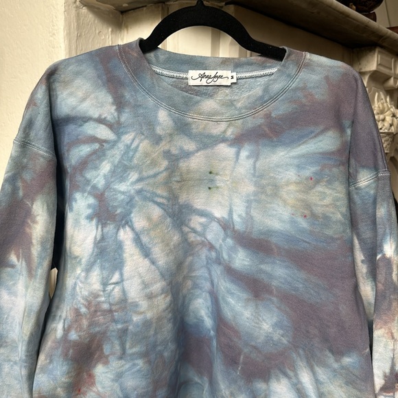 Anna Joyce Womens Sweatshirt Size Medium Hand Dyed Pure Cotton Handmade Portland - Picture 3 of 5